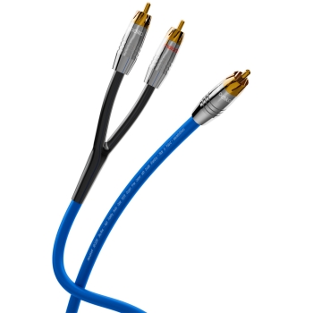 KABEL SUBWOOFEROWY Melodika Sky Blue SBSWY05 TYP Y 1XRCA-2XRCA 0,5m